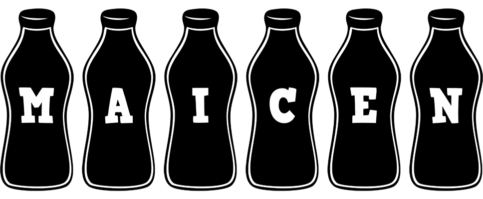 Maicen bottle logo