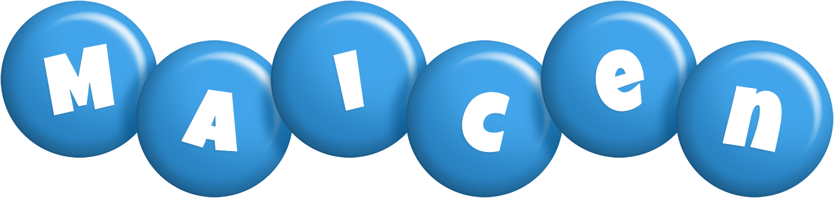 Maicen candy-blue logo