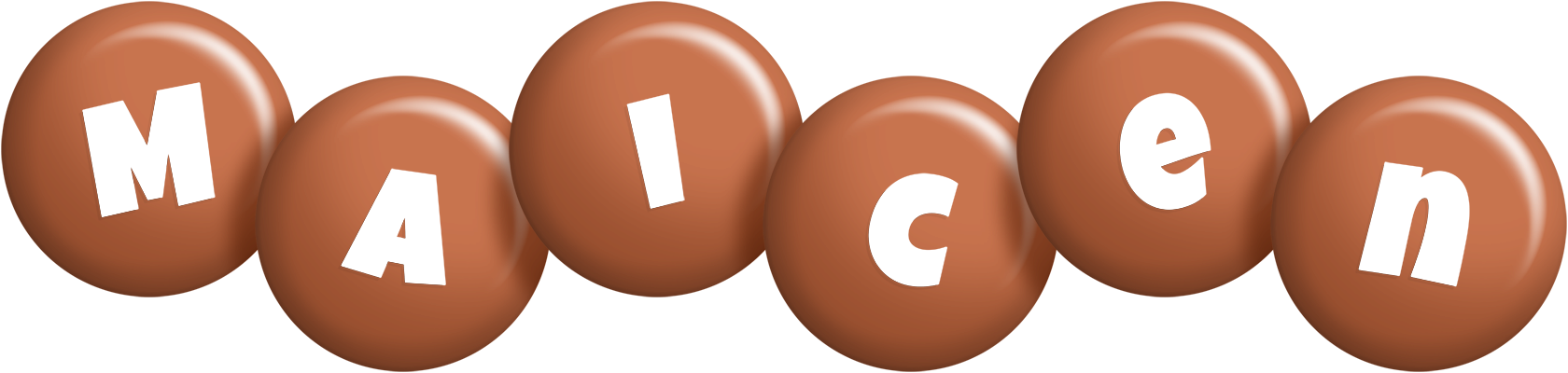 Maicen candy-brown logo