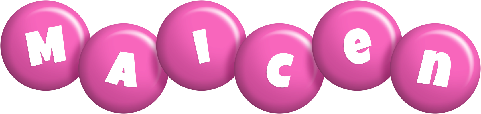 Maicen candy-pink logo