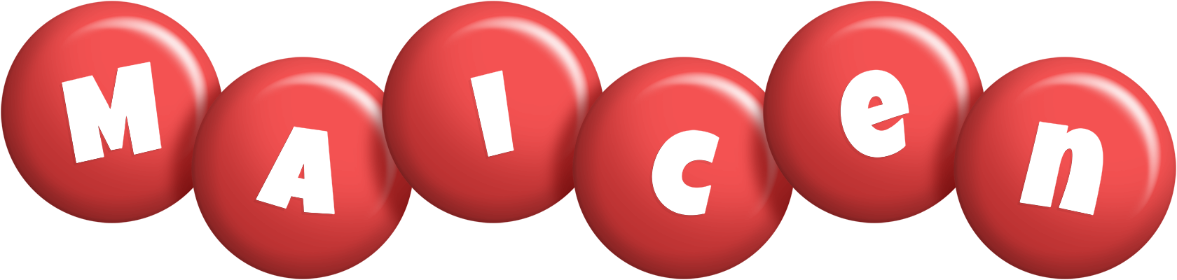 Maicen candy-red logo