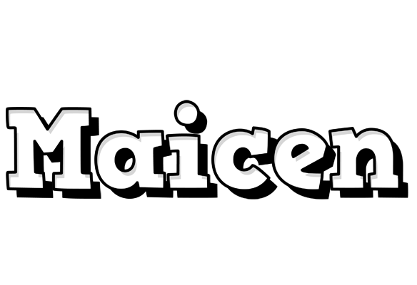 Maicen snowing logo