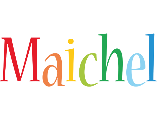 Maichel birthday logo