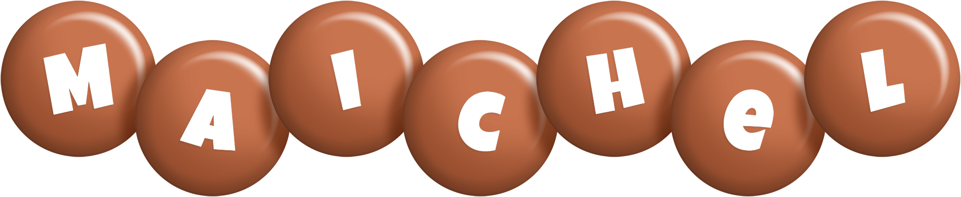 Maichel candy-brown logo