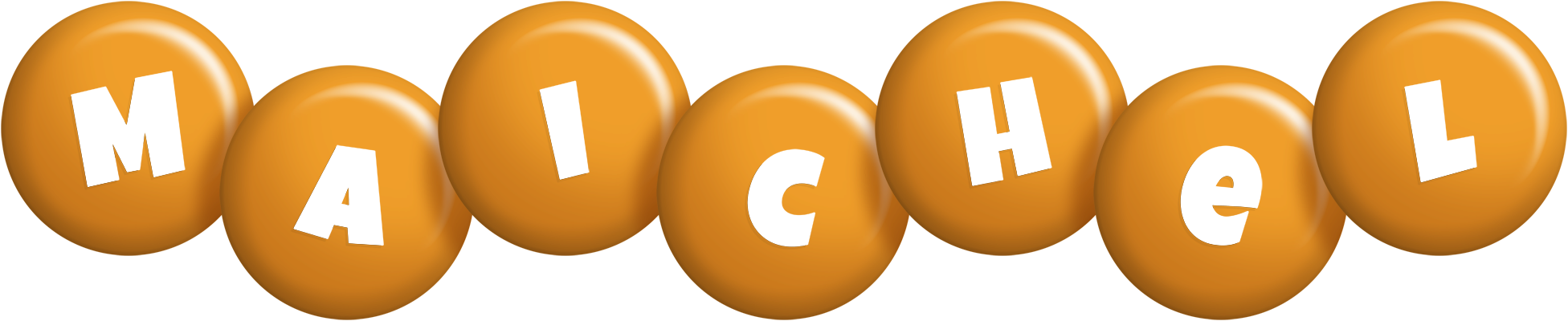 Maichel candy-orange logo