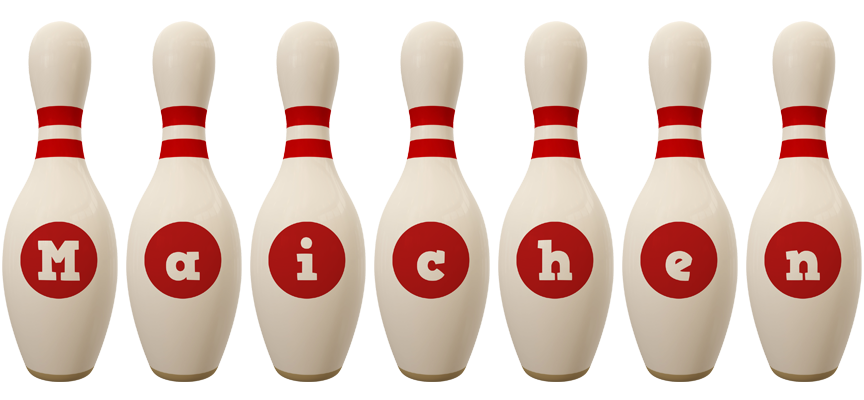 Maichen bowling-pin logo