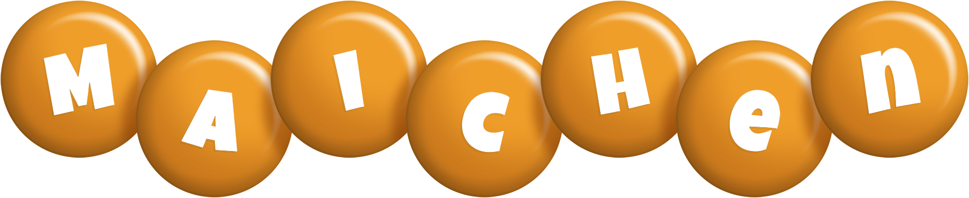 Maichen candy-orange logo