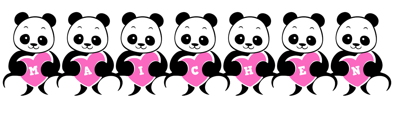 Maichen love-panda logo