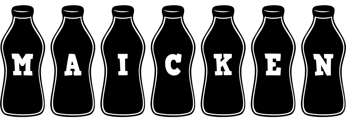 Maicken bottle logo