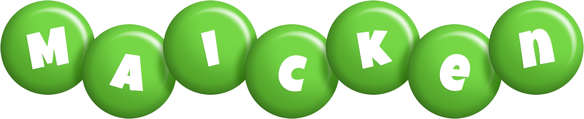 Maicken candy-green logo