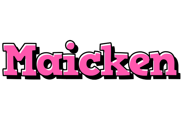 Maicken girlish logo