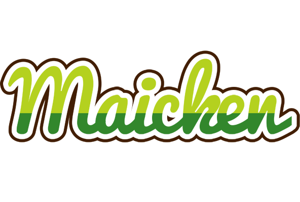 Maicken golfing logo