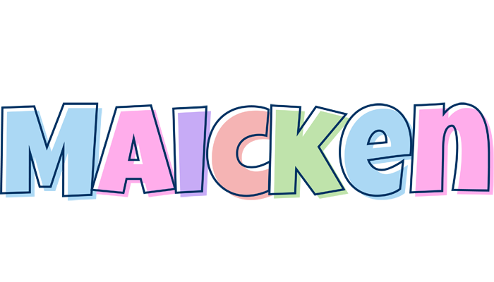 Maicken pastel logo