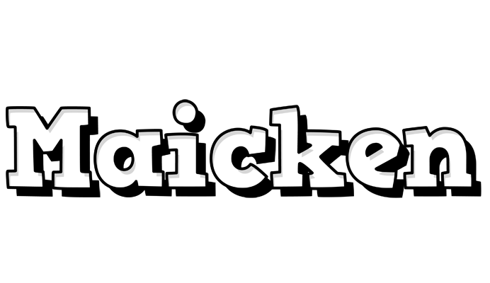 Maicken snowing logo