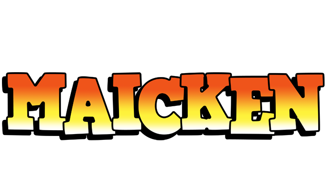 Maicken sunset logo