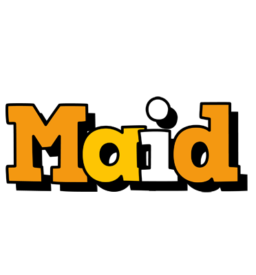 Maid cartoon logo