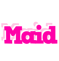 Maid dancing logo