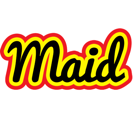 Maid flaming logo
