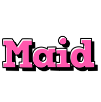 Maid girlish logo