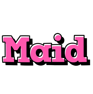 Maid girlish logo