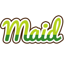 Maid golfing logo