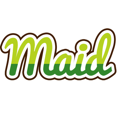 Maid golfing logo