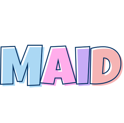 Maid pastel logo