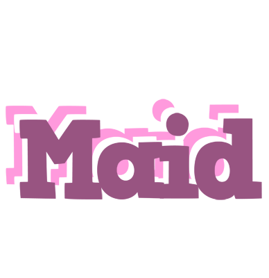 Maid relaxing logo