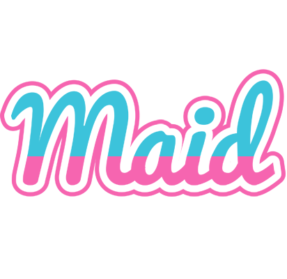 Maid woman logo