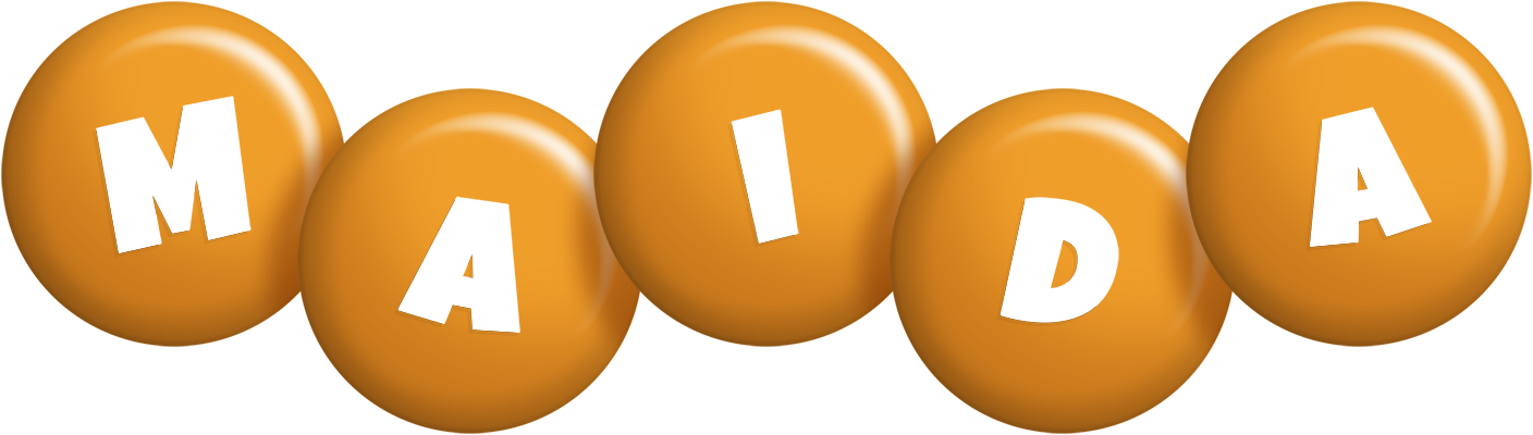 Maida candy-orange logo