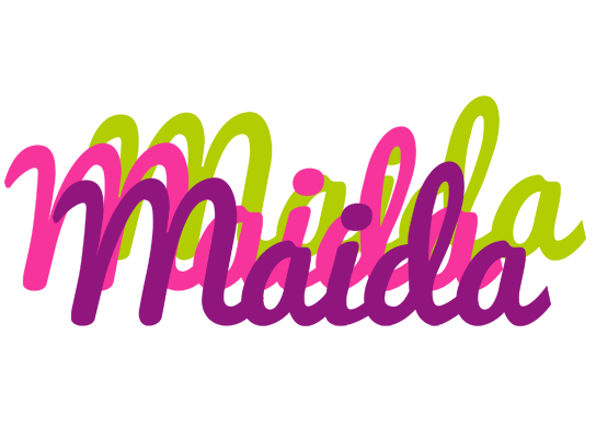 Maida flowers logo