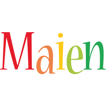 Maien birthday logo