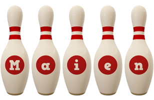 Maien bowling-pin logo