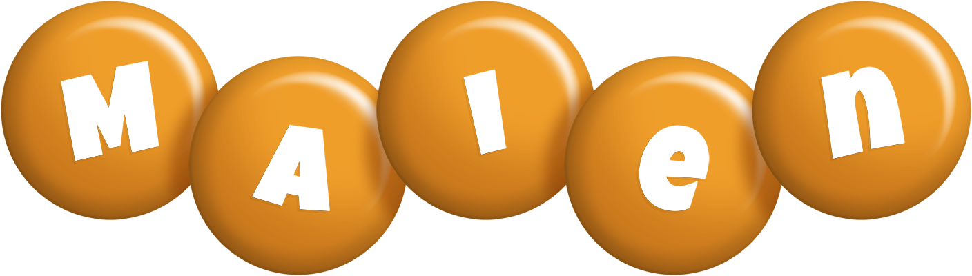 Maien candy-orange logo