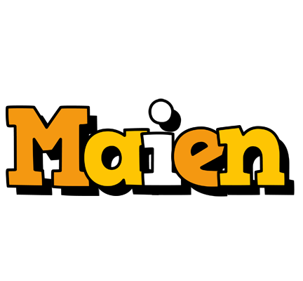 Maien cartoon logo