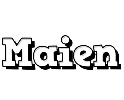 Maien snowing logo