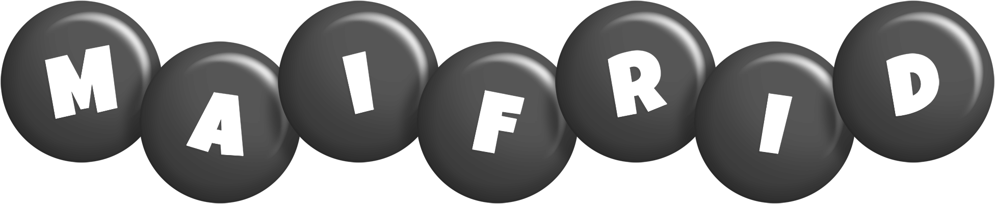 Maifrid candy-black logo