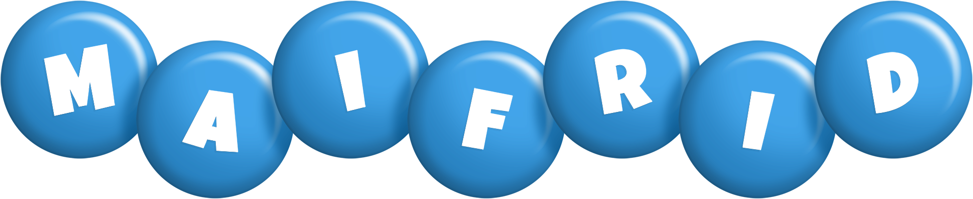 Maifrid candy-blue logo