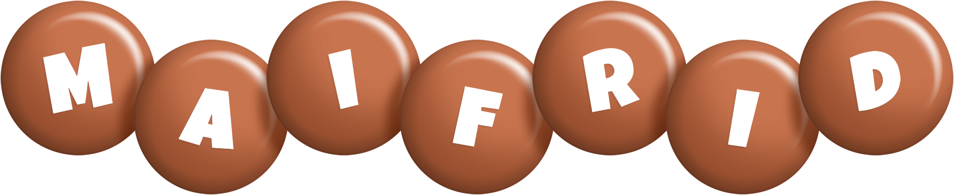 Maifrid candy-brown logo