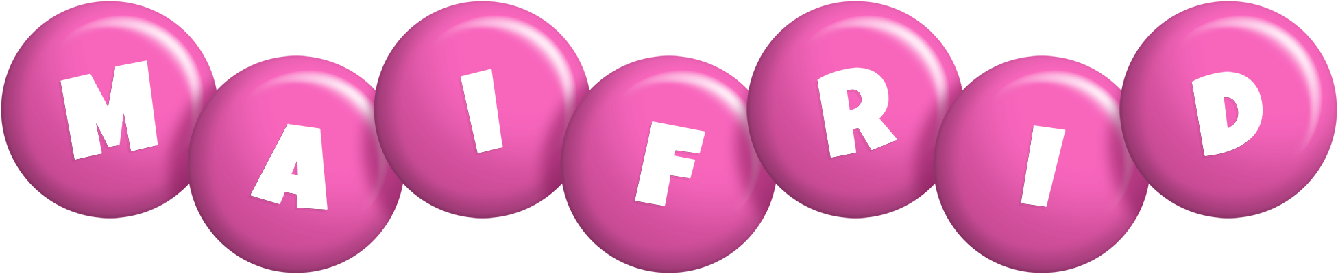 Maifrid candy-pink logo