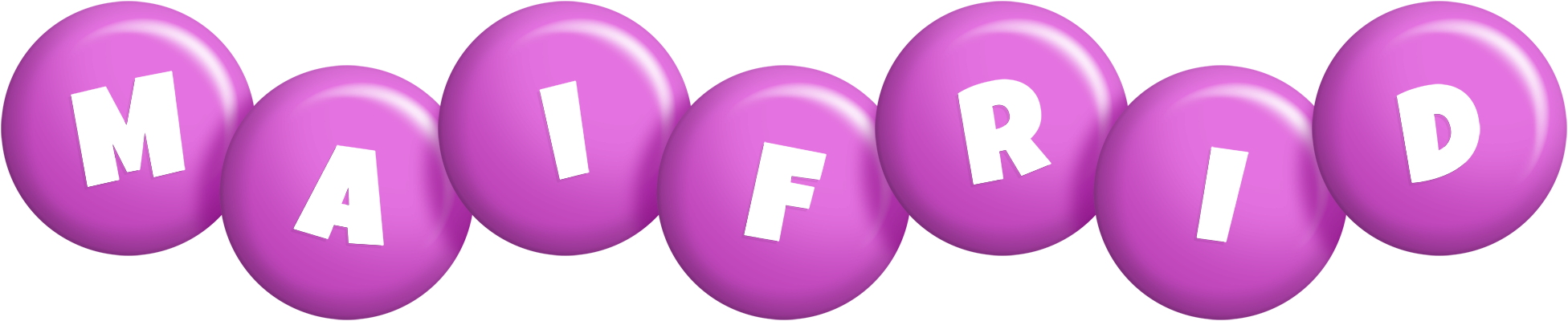 Maifrid candy-purple logo