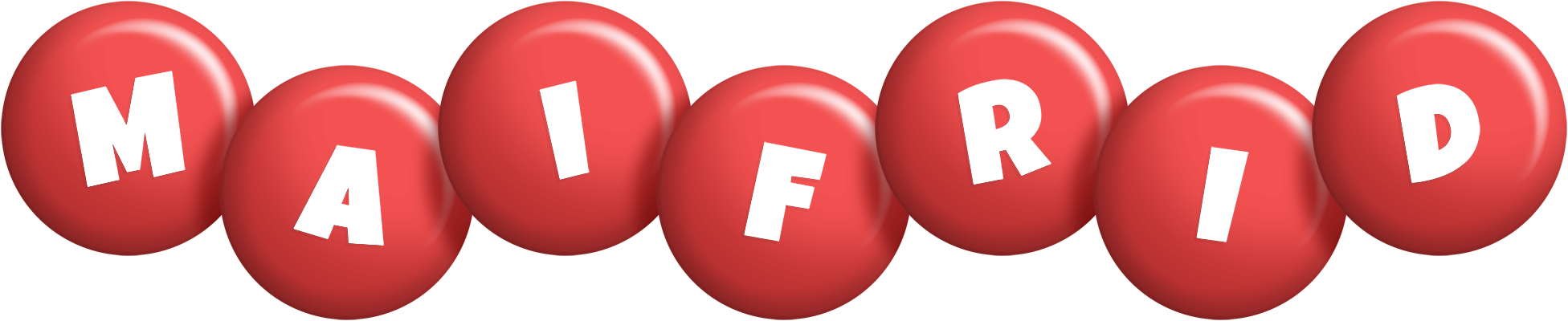 Maifrid candy-red logo