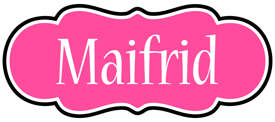 Maifrid invitation logo