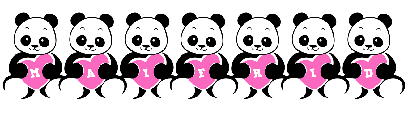 Maifrid love-panda logo