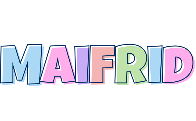 Maifrid pastel logo