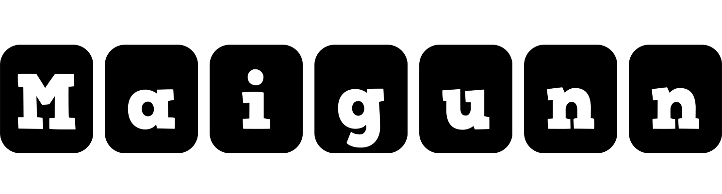 Maigunn box logo