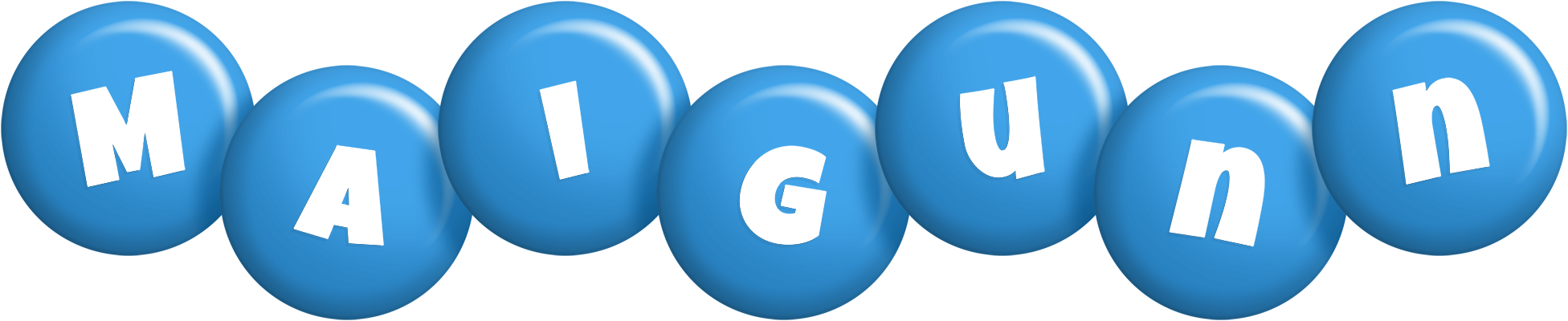 Maigunn candy-blue logo