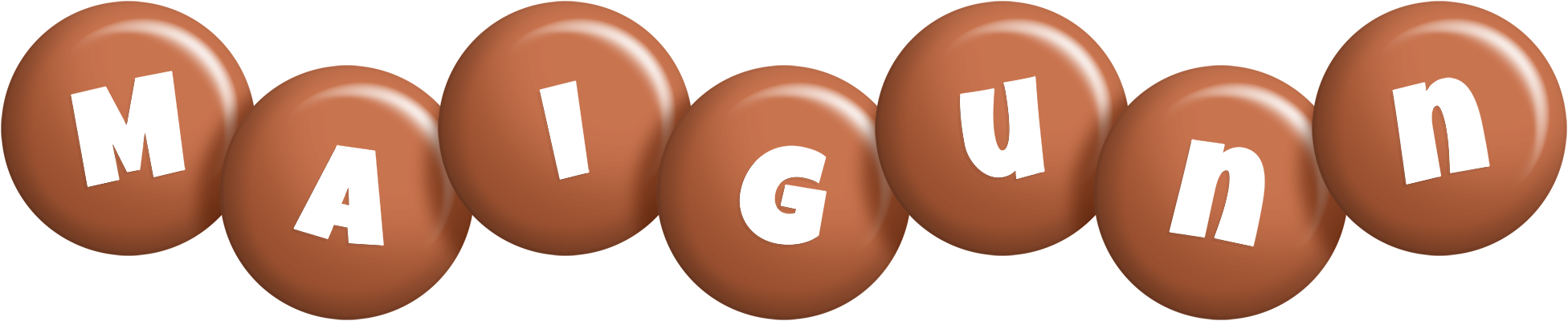 Maigunn candy-brown logo