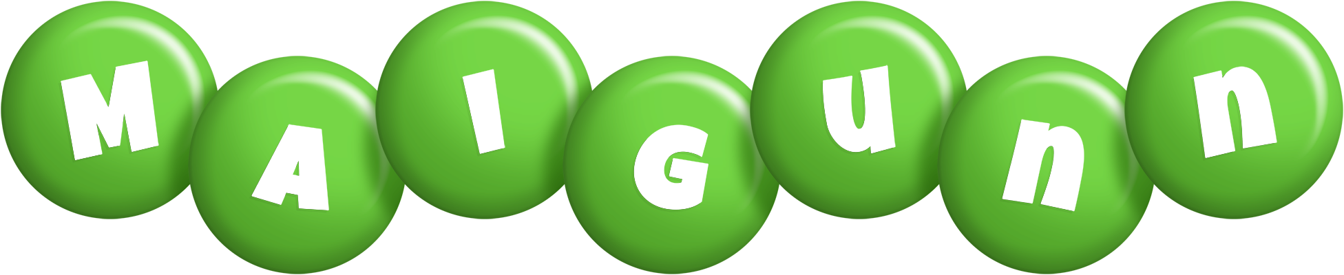 Maigunn candy-green logo