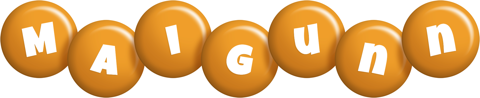 Maigunn candy-orange logo